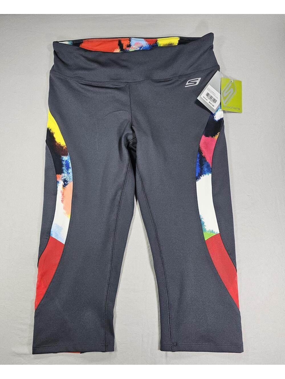Skechers Women's Colorful Patterned Leggings. Size Medium